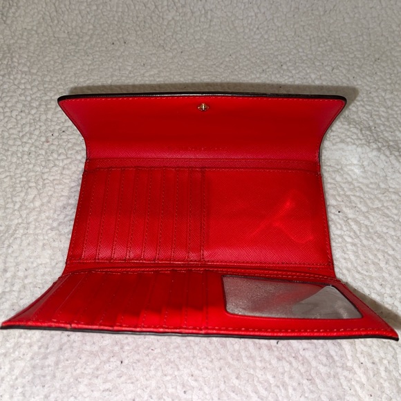 Cherry Red Michael Kors mini bag & matching wallet - Picture 5 of 6